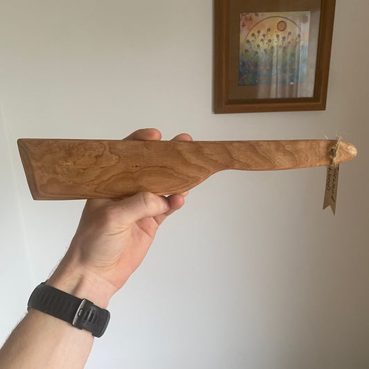 Cooking Spatula, Hand-Carved Using Irish Ash