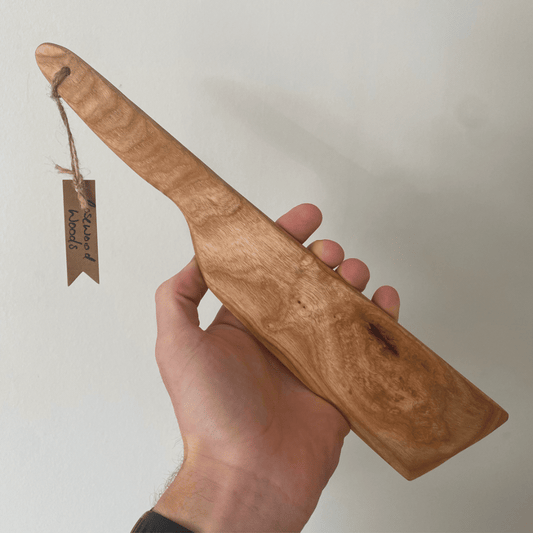 Cooking Spatula, Hand-Carved Using Irish Ash
